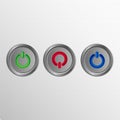 Vector sketch elevator buttons and panel Controls. Royalty Free Stock Photo